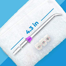 Load image into Gallery viewer, Flosser Replacement Tips for Waterpik Water Flosser , Reach Flosser Refill Heads Replacement Heads for Waterpik, Compatible with Waterpik Oral Irrigator &amp; Dental Flosser, Orthodontic Tips
