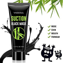 Load image into Gallery viewer, Vassoul Blackhead Remover Mask, Peel Off Blackhead Mask, Black Mask - Deep Cleansing Facial Mask for Face &amp; Nose
