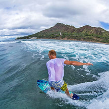 Load image into Gallery viewer, Wavestorm -Soft Top Foam 5'6" Surfboard/Fish Swallow Tail Surfboard for Beginners and All Surfing Levels Youth Complete Set Includes Leash and Multiple Fins, Blue Marble, (AZ22-WSSW560-BLU)
