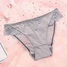 Load image into Gallery viewer, KUKOME Women's Lace Underwear Birefs Soft Hipster Panties Comfort Bikini Underwear for Ladies, Multipack 5 C, Medium
