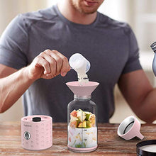 Load image into Gallery viewer, PopBabies Portable Personal Blender, Smoothie Blender for Shakes and Smoothies, USB Rechargeable Wireless Blender On the go Princess Pink
