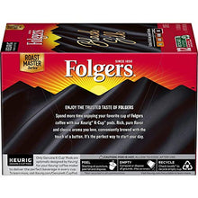 Load image into Gallery viewer, Folgers Black Silk Dark Roast Coffee, 12 Keurig K-Cup Pods
