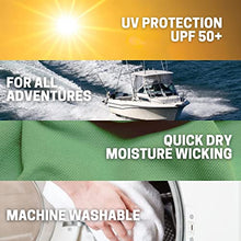 Load image into Gallery viewer, Baitium Fishing Shirts for Men Hooded Long Sleeve UV Sun Protective T- Shirt Tee - Quick Dry Breathable Lightweight Dri Fit Gear (White, Large)
