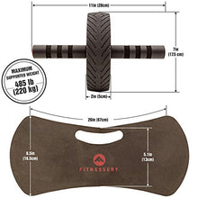 Load image into Gallery viewer, Ab Roller for Abs Workout - Ab Roller Wheel Exercise Equipment - Ab Wheel Exercise Equipment - Ab Wheel Roller for Home Gym - Ab Machine for Ab Workout - Ab Workout Equipment
