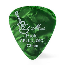 Load image into Gallery viewer, Assorted Celluloid Guitar Picks in Bulk: Thin, Medium and Heavy Gauge (50/60/75 pcs pack)
