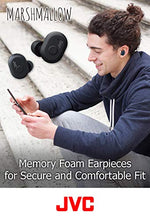 Load image into Gallery viewer, JVC Truly Wireless Earbuds Headphones, Bluetooth 5.0, Water Resistance(Ipx5), Long Battery Life (4+10 Hours), Secure and Comfort Fit with Memory Foam Earpieces - HAA10TA (Blue)

