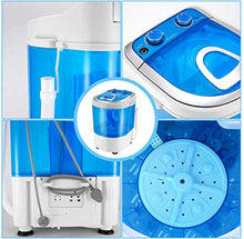 Load image into Gallery viewer, ETE ETMATE Portable Shoes Washing Machine, Mini Portable Washing Machine Smart Lazy Automatic Shoes Washer Artifact Deodorant Shoes Washing Machine for Camping Apartments Dorms RV Home

