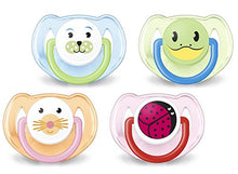 Load image into Gallery viewer, Philips Avent Orthodontic Pacifier, 6-18 Months, Animal Design SCF182/24 (Colors and designs may vary), 2 count
