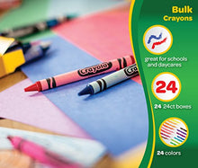 Load image into Gallery viewer, Crayola Crayons Bulk, Classroom Supplies for Teachers, 24 Crayon Packs with 24 Colors may vary

