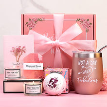 Load image into Gallery viewer, Birthday Gifts For Women-Relaxing Spa Gift Box Basket For Her Mom Sister Best Friend Unique Happy Birthday Bath Set Gift Ideas -Best Birthday Gift Boxes For Women
