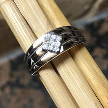 Load image into Gallery viewer, Natural Rainbow Moonstone 925 Solid Sterling Silver Men's Ring Size 8, 9, 10, 11, 12
