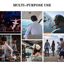 Load image into Gallery viewer, Hollyland Solidcom C1 Wireless Headset Intercom System 6-Person Team Communication 1000ft Full Duplex Group Talk Single Ear Headset with 1 Master &amp; 5 Remote Headphone Microphone
