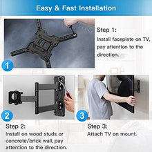Load image into Gallery viewer, PERLESMITH Heavy Duty TV Wall Mount for Most 32-55 Inch Flat Curved TVs with Swivels Tilts &amp; Extends - Full Motion TV Mount Fits LED, LCD, OLED 4K TVs Up to 88 lbs Max VESA 400x400
