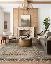 Load image into Gallery viewer, Loloi II Layla Collection LAY-03 Olive / Charcoal, Traditional 2'-3" x 3'-9" Accent Rug

