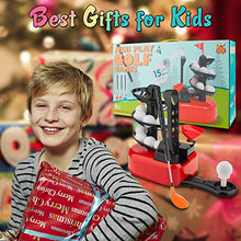 Load image into Gallery viewer, Kids Golf Set,Outside Toys for Kids Golf Clubs with 3 Club Heads 15 Training Toy Golf Balls &amp; Clubs Equipment Indoor Exercise Game Kids Outdoor Toys Gifts for 3 4 5 6 7 8 Year Olds Boys Toddlers Girls
