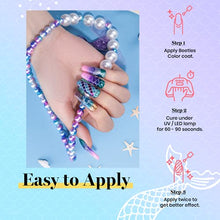 Load image into Gallery viewer, Beetles Gel Nail Polish Kit, Mermaid 20 Colors Soak Off Gel Polish Starter Kit with 1 Base Coat 1 Glossy &amp; 1 Matte Top Coat 3 Nail Brushes 6 Colors Glitter 1 Mermaid Nail Stickers Holiday Gifts Set
