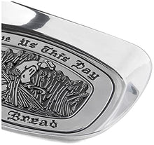 Load image into Gallery viewer, Wilton Armetale Give Us This Day Bread Serving Tray, Rectangular, #601008
