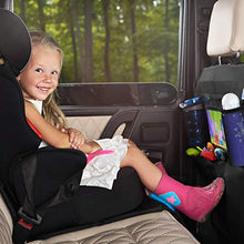 Load image into Gallery viewer, Car Seat Protector + Rear Seat Organizer For Kids - Waterproof &amp; Stain Resistant Protective Backseat Kick Mat W/Storage Pockets &amp; Tablet Holder - Baby Travel Kickmat &amp; Front/Back Seat Cover Set
