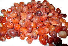 Load image into Gallery viewer, Wow Carnelian Tumbled Stone 100 Grams Genuine A Grade Approx. 0.75" to 1"inch w/Velvet Pouch Superior Quality Original Gemstone Natural Polished Spiritual Psychic Healing Image is JUST A Reference

