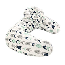 Load image into Gallery viewer, Miracle Baby Baby Breastfeeding Nursing Pillow and Positioner,Machine Washable,U Shape Nursing and Infant Support Pillow Bonus Head Positioner(Arrow)
