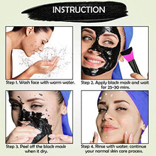 Load image into Gallery viewer, Blackhead Remover Mask Activated Charcoal Peel Off Black Mask for All Skin Types Deep Cleansing Pore &amp; Acne by Nimiah
