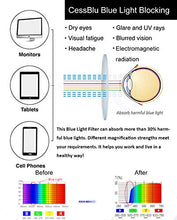 Load image into Gallery viewer, Anti Blue Rays Reduce Eyestrain and Headache Eyeglasses Computer Reading Glasses(Brown-Clear) +3.0
