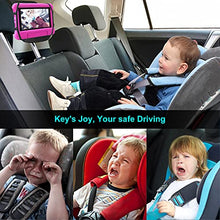 Load image into Gallery viewer, Tablet Holder for Car Back Seat, Car Headrest Mount Holder, Headrest Tablet Holder for Kids with Silicon Anti-Slip Holding Net, Angle-Adjustable Car Mount Fits All 7-10.5’’ Tablets
