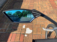 Load image into Gallery viewer, MEACHOW New Scratch Resistant Glass Lens,Handlebar Bike Mirror, Rotatable Safe Rearview Mirror, Bicycle Mirror, (Blue Left Side) ME-006LB
