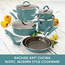 Load image into Gallery viewer, Rachael Ray Cucina Nonstick Frying Pan Set / Fry Pan Set / Skillet Set - 9.25 Inch and 11 Inch, Blue
