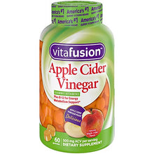 Load image into Gallery viewer, Vitafusion Apple Cider Vinegar Gummy Vitamins, 60ct
