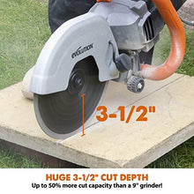 Load image into Gallery viewer, Evolution R230DCT - 9 in Concrete Saw (Aka Circular Saw, Angle Grinder, Chop Saw, Cut Off Saw, Demo Saw, Disc Cutter, Power Cutter) - 15A Motor, No Gas - 3-1/2 In Cut - Incl Diamond Masonry Blade

