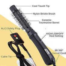 Load image into Gallery viewer, One-Step Hair Dryer &amp; Volumizer Hot Air Brush, 3-in-1 Hair Dryer Brush Styler for Straightening, Curling, Salon Negative Ion Ceramic Lightweight Blow Dryers Straightener Curl Volume Hair Brush
