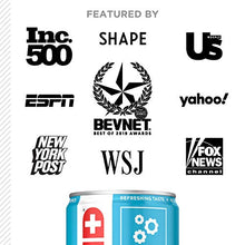 Load image into Gallery viewer, FOCUSAID Energy Blend, Nootropics Drink for Brain Fuel, Alpha-GPC, GABA, B-Complex, Yerba Mate, Green Tea, 100% Clean,100mg Natural Caffeine, 12-oz. cans (Value Pack of 24)
