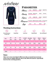 Load image into Gallery viewer, Mixfeer Women Sexy Bodycon Dress V Neck Long Sleeve Sequin Cocktail Party Club Evening Mini Dress Blue
