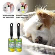 Load image into Gallery viewer, COMMEMA Lint Rollers for Pet Hair Extra Sticky, Pet Hair Remover, Lint Remover, Lint Roller Set Brush for Dog &amp; Cat Hair Removal, Clothes, Furniture, 2 Handles with 4 Refills, 240 Total Sheets
