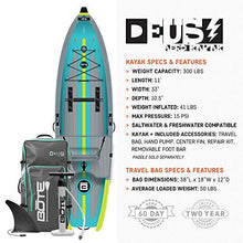 Load image into Gallery viewer, BOTE Deus Aero Inflatable Kayak &amp; Stand Up Paddle Board with Accessories | Pump, Fin, Travel Bag, Native Citron
