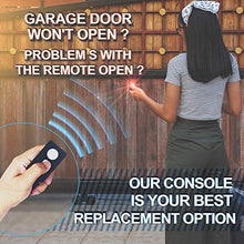 Load image into Gallery viewer, Garage Door Opener Remote Replacement for Liftmaster 370LM Sears Craftsman 2 Frequency 315mhz 390mhz Transmitter Control Purple Red Learn Button
