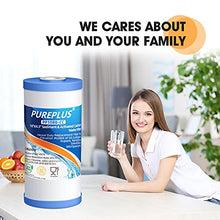 Load image into Gallery viewer, PUREPLUS 5 Micron 10" x 4.5" Whole House Sediment and Carbon Water Filter Replacement Cartridge for GE FXHTC, GXWH40L, GXWH35F, GNWH38S, Culligan RFC-BBSA, WRC25HD, PP10BB-CC, Pentek RFC-BB, 2Pack
