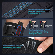 Load image into Gallery viewer, Fit Geno Hinged Knee Brace for Meniscus Tear: Upgraded Support for Knee Pain w/Dual Metal Hinges &amp; Side Spring Stabilizers - Adjustable for Men and Women w/Torn ACL MCL PCL LCL Hyperextension Sprain
