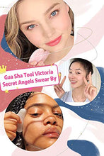 Load image into Gallery viewer, DEAYOKA Rose Quartz Gua Sha Tool - Asian Beauty Secret, for Facial Microcirculation/Removes Toxins/Prevents Wrinkles/Boost Radiance of Complexion - 100% Authentic &amp; Genuine Rose Quartz
