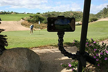 Load image into Gallery viewer, Golf Gadgets - Swing Recording System | Large Device Holder (PHABLET) with Jaws Clamp &amp; Gooseneck Mount. Compatible Large Devices Like iPhone 6/7 Plus, Samsung Galaxy Note, etc.
