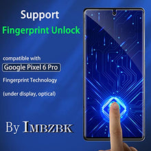 Load image into Gallery viewer, IMBZBK Designed for Google Pixel 6 Pro 5G Screen Protector [Not Glass Protector], 3 Pack HD Flexible TPU Film with 2 Pack Glass Camera Lens Protector, Case Friendly, Bubble Free, Easy Installation

