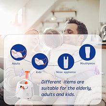 Load image into Gallery viewer, Nebulizer Machine Air Compressor Machine for Kids Adults Babies Portable Personal Cool Mist Kit with Tubing Mouthpiece Adult&amp;Child Masks by only warm
