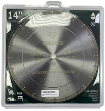 Load image into Gallery viewer, (10 Pack) ALSKAR DIAMOND ADLSS 14 inch Dry or Wet Cutting General Purpose Segmented High Speed Diamond Saw Blades for Concrete Stone Brick Masonry (14" - 10 pcs)
