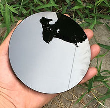 Load image into Gallery viewer, Vranky 4.7" Black Obsidian Scrying Mirror Alchemy/Yoga Energy
