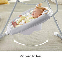 Load image into Gallery viewer, Fisher-Price Fawn Meadows Deluxe Cradle 'n Swing, dual motion baby swing with music, sounds, and motorized mobile [Amazon Exclusive]
