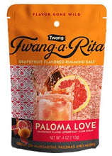 Load image into Gallery viewer, Twang-A-Rita Cocktail Rimming Salt Blend, Savory Variety, 4 Ounce Pouch (Set of 3) 1 Each: Chile Lime, Grapefruit, Mango
