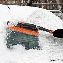 Load image into Gallery viewer, MATCC Car Snow Brush Removal with Ice Scraper and Foam Grip Detachable Snow Mover for Car Auto SUV Truck Windshield Windows

