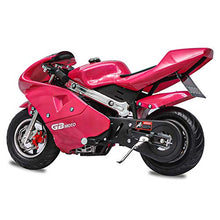 Load image into Gallery viewer, Fit Right 2020 Mini Gas Pocket Bike 02 On 40cc 4 Stroke, Support Up to 165 lbs, EPA Approved, Perfect Mini Pocket Bike for Kids (Pink)
