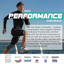Load image into Gallery viewer, MODVEL Knee Braces for Knee Pain Women &amp; Men - 2 Pack Knee Brace for Knee Pain Set, Knee Brace Compression Sleeve, Knee Braces for Knee Pain Meniscus Tear, ACL &amp; Arthritis Pain Relief - Knee Sleeves
